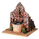 Nativity fountain in terracotta 13x12x12cm s2
