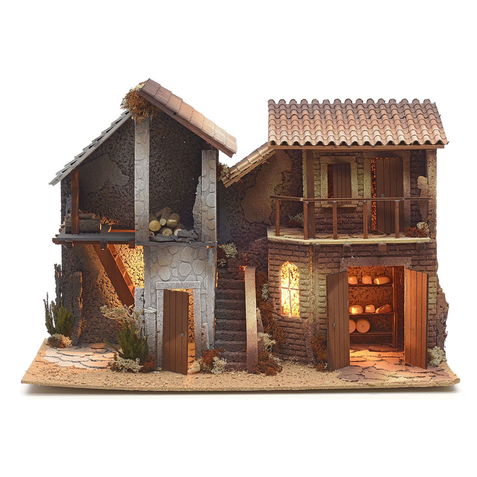 Maison de montagne en miniature pour crèche | vente en ligne sur HOLYART