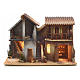 Nativity setting, double house, northern style s1