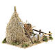 Covone presepe cm 12X20X12 con pecore s3