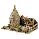 Nativity setting, haystack with sheep 12x20x12cm s2