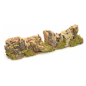 Häuser, Szenen und Geschäfte für Krippe: Berge für Krippe aus Kork 4x24x6 cm