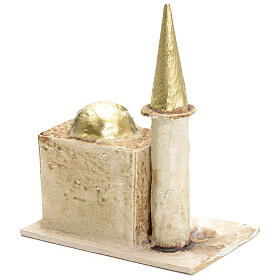 Minareto per presepe con torre 13x10x6