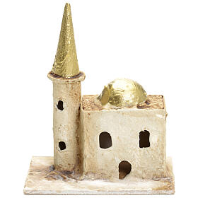 Nativity setting, minaret with tower 13x10x6cm