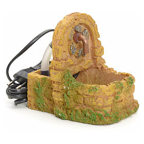 Fountains: Nativity setting, electric fountain in resin 14x10x13cm Fountains: Nativity setting, electric fountain in resin 14x10x13cm