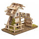 Nativity setting, rustic house with fence 11x13x16cm s2