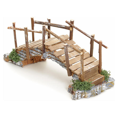 Nativity setting, bridge with edges 10x23x8cm 2