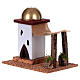 Maison arabe en miniature pour crèche avec tente 14cm s2