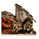 Nativity scene stable 40x23xz28 for a 8cm Neapolitan Nativity. s2