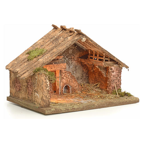 Capanna 43x43x30 presepe napoletano 2