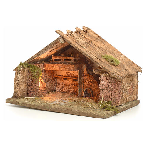 Capanna 43x43x30 presepe napoletano 3