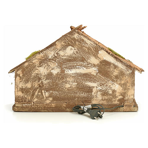 Capanna 43x43x30 presepe napoletano 4