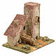 Casetta presepe in legno stuccato s2