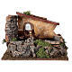 Nativity setting, electric water mill with house s1