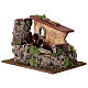 Nativity setting, electric water mill with house s2