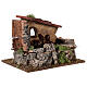 Nativity setting, electric water mill with house s3