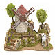 Electric wind mill with trees, Nativity setting s1