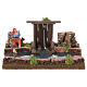 Nativity setting, river with fisherman's hut s1