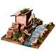 Nativity setting, river with fisherman's hut s4