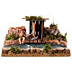 Nativity setting, river with fisherman's hut s1