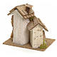 Nativity setting with rustic houses s3