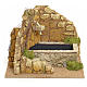 Nativity setting, fountain with wall and bath 20x22x18cm s1