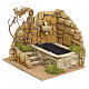 Nativity setting, fountain with wall and bath 20x22x18cm s2
