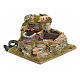 Nativity setting, fountain with double fall s2