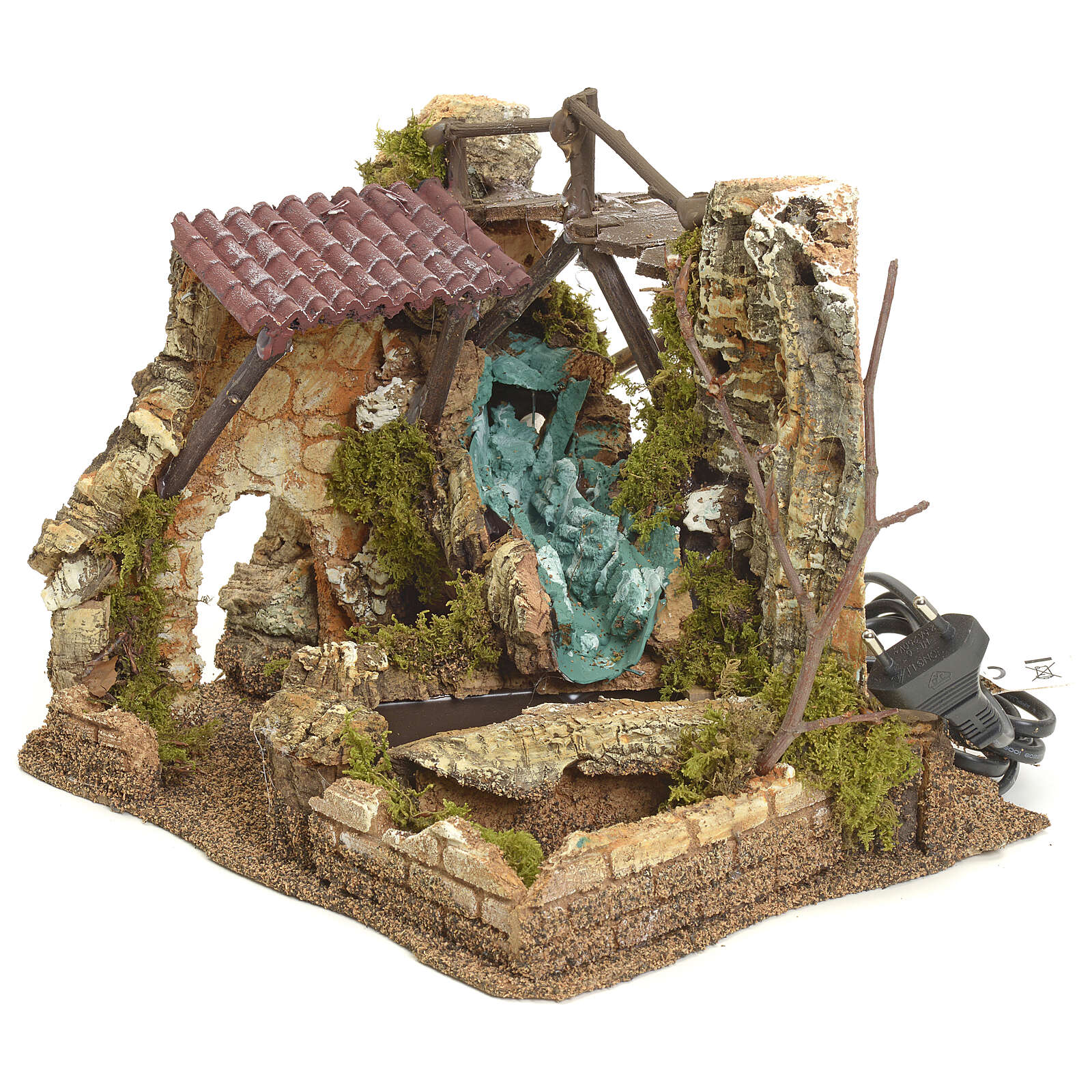 Cascade électrique avec roches pour crèche vente en ligne sur HOLYART