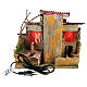Nativity setting, rustic village with electric fountain s4