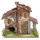 Nativity setting, rustic house in wood s1
