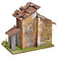 Nativity setting, rustic house in wood s3