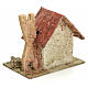 Casa con piccola torre per presepe legno stuccato s3
