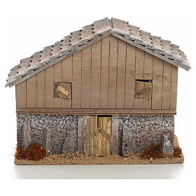 Häuser, Szenen und Geschäfte für Krippe: Berghütte für Krippe 22x27x13 cm