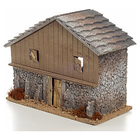 Häuser, Szenen und Geschäfte für Krippe: Berghütte für Krippe 22x27x13 cm
