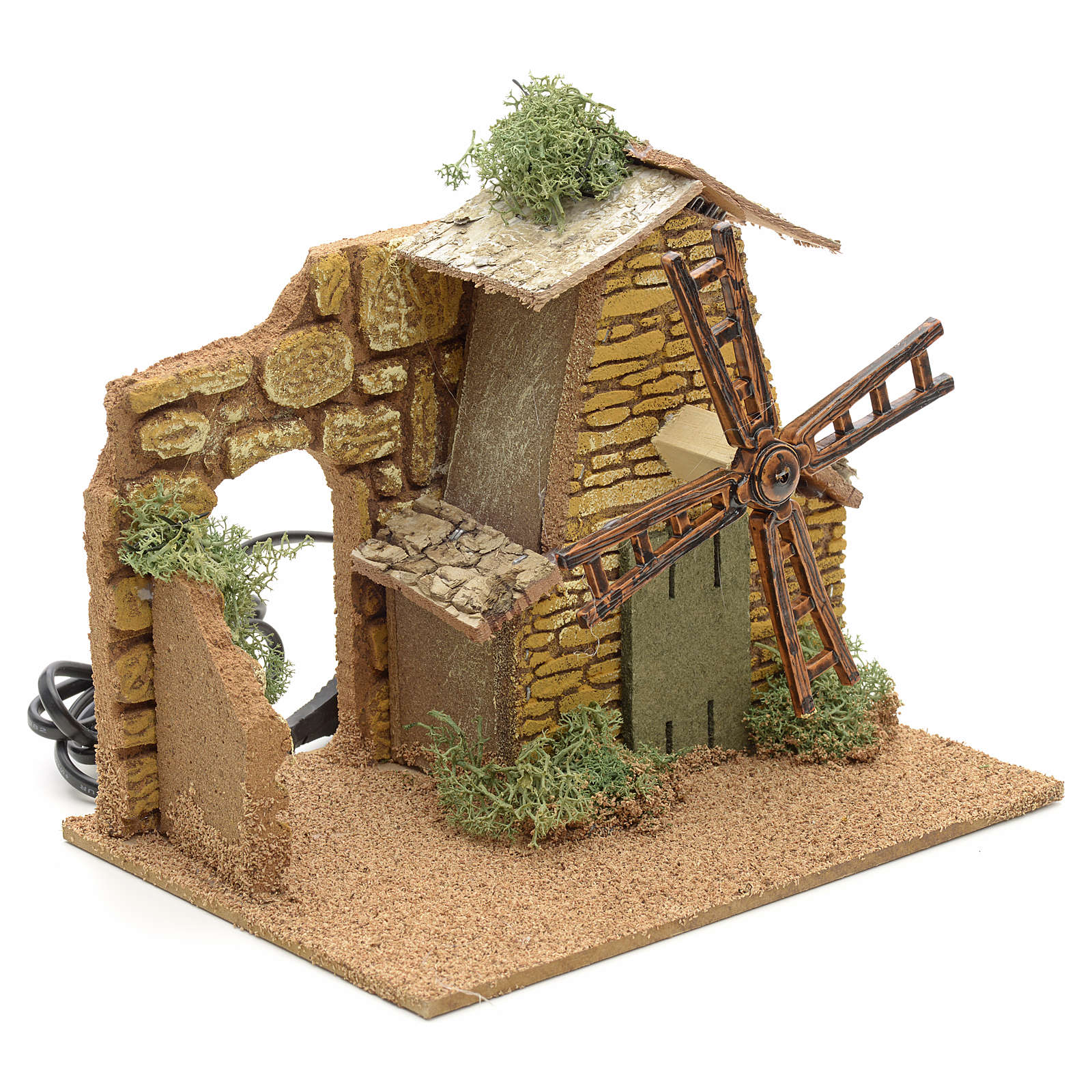 Molino de viento en madera con movimiento | venta online en HOLYART