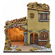Nativity scene village with fountain, Neapolitan style 40x40x40 s1