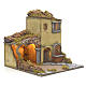Nativity scene village with fountain, Neapolitan style 40x40x40 s2
