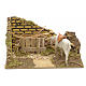 Ambiente presepe con mangiatoia e cavallo s1