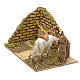 Nativity setting, manger with horse s2