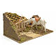 Nativity setting, manger with horse s3