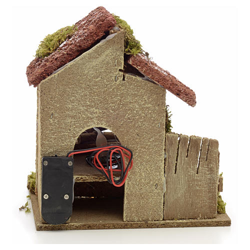 Forno presépio de pilhas com feixes 16x14x14 cm 3
