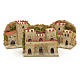 Nativity setting, houses in cardboard 8x10x6cm (3 different models) s2