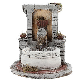 Brunnen für Krippe Harz 15x15x18cm