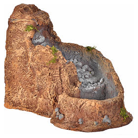 Ruscello in resina per presepe 21x26x18 cm
