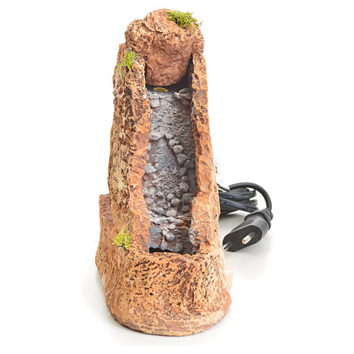 Ruisseau décor pour crèche en résine 20x8x18 cm 1