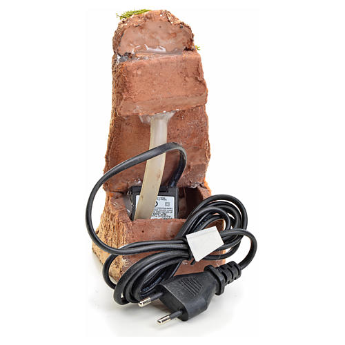 Ruisseau décor pour crèche en résine 20x8x18 cm 3