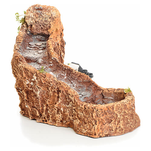 Riacho miniatura resina para presépio 20x15x30 cm 2