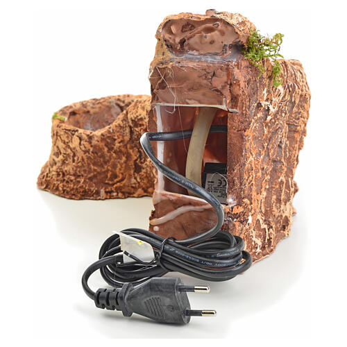 Riacho miniatura resina para presépio 20x15x30 cm 3