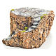 Base in resina con scala per presepe 12x21x25 s2